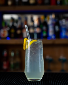 The Tom Collins on a homebar top