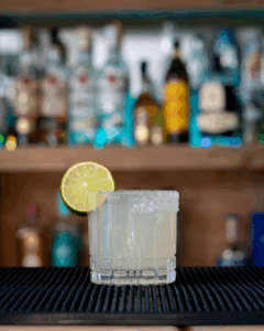 The Classic Margarita on a home bartop.