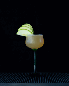 The Appleton on a home bartop surrounded by its ingredients.
