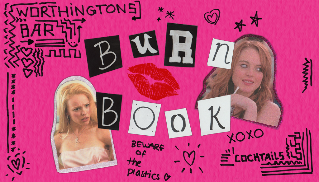 Cover of Mean Girls Blog in the Burn Book style