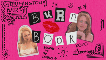 Cover of Mean Girls Blog in the Burn Book style