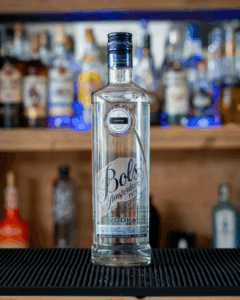 Bols Vodka Bottle on a home bartop