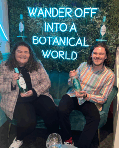 Joy & Xander in the gin workshop room at Rutte in Dordrecht