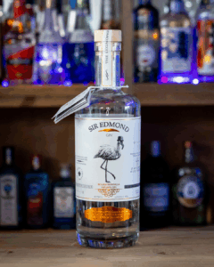 Sir Edmonds Gin & Fentimans Valencian Orange Tonic Water mixed on a home bartop.