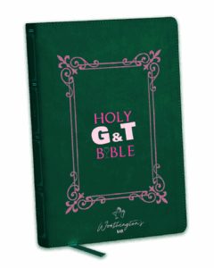 Holy G&T Bible in Green with Pink details 