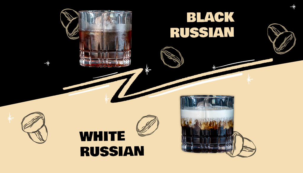 The Black Russian and the White Russian showing off.