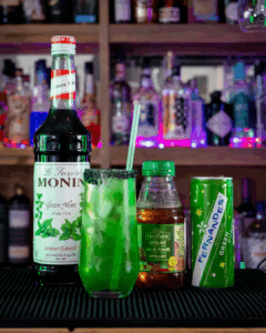 The Green Wicked Mocktail: The Elphaba Mocktail.