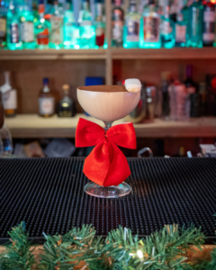 The Baileys Tiramisu Martini on a home bartop 