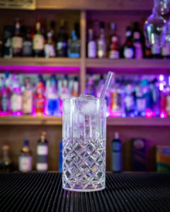 The SeeThrough Special on a home bar top.